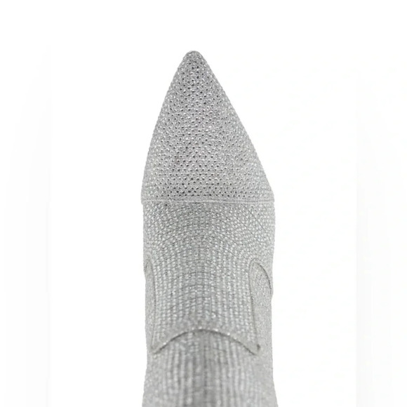 NIB Michael Kors Rue 100mm Crystal Embellished Boots - Picture 3 of 9